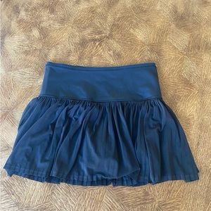 Athleta Black Mesh Tennis Skirt